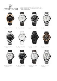 Catalogue Swarovski - montres pour homme