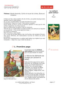PISTES PÉDAGOGIQUES TÉLÉCHARGEABLES - 1. Première page