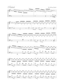 Partition Prelude, Lesson en G major, G major, Babell, William