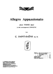 Partition complète (scan), Allegro Appassionato, C♯ minor