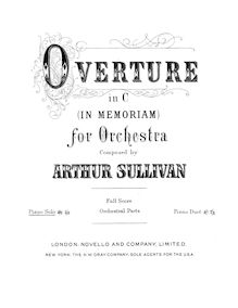 Partition complète, Overture: en Memoriam, Sullivan, Arthur