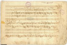 Partition complète, Sinfonia Concertata pour violoncelle et cordes en C minor