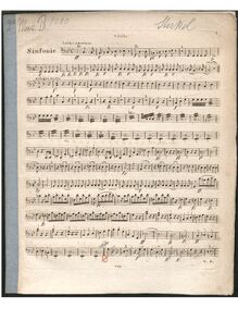 Partition altos, Symphony No.6 en B-flat major, B♭ major, Sterkel, Johann Franz Xaver
