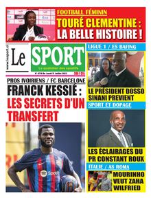 Le Sport n°4779 - du lundi 11 juillet 2022