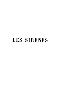Partition Cover, Table of Contents et Introduction, LinkLe rêve d’Oswald, ou Les sirènes