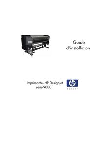 Notice Imprimantes HP  Designjet 9000s