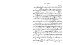 Partition parties complètes, corde quatuor, D minor, Chvála, Emanuel