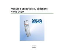 Notice Téléphone portable Nokia  2650