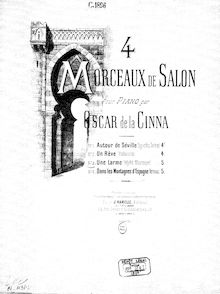 Partition complète of all pièces, 4 Morceaux de Salon, Op.405, 491, 547, 546