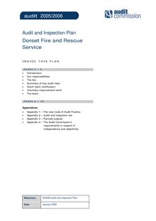 DO008 Audit and Inspection Plan - FINAL