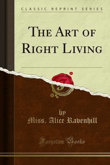 Art of Right Living
