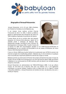 Arnaud Poissonnier la reconversion d un banquier dans la finance solidaire