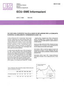 ECU-SME Informazioni. 8/9 1991 Mensile