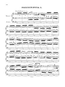 Partition complète, Praeledium et fuga par Johann Sebastian Bach