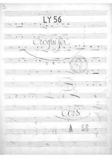 Partition cor 1/2 (C, G, E, A, F), Croquefer, Offenbach, Jacques