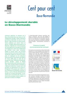 Le développement durable en Basse-Normandie  