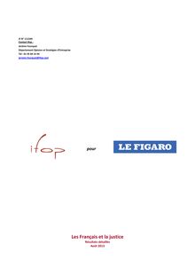 IFOP : Les Français et la justice