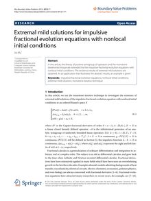 Extremal mild solutions for impulsive fractional evolution equations with nonlocal initial conditions