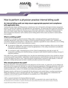 How to perform a physician practice internal billing audit