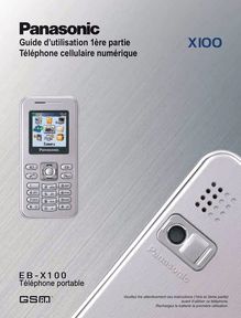 Notice Téléphone portable Panasonic Global  X100