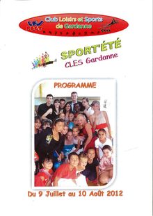 Programme de l été 2012 du CLES Gardanne