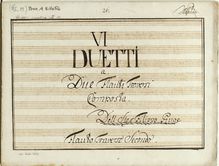 Partition flûte 2, 6 flûte duos, Ruge, Filippo