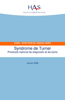 ALD hors liste - Syndrome de Turner - ALD hors liste - PNDS sur le syndrome de Turner