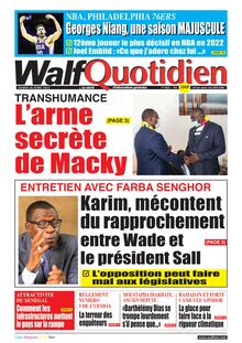 Walf Quotidien n°9026 - du mardi 26 avril 2022
