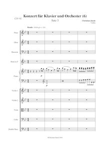 Partition , Rondo, Klavierkonzert Nr.6, Piano Concerto No.6, B♭ major