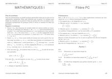 Mathématiques 1 2003 Classe Prepa PC Concours Centrale-Supélec