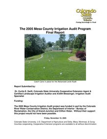 During the 2005 audit program, 67 audits were done, 15 of those were complete audits