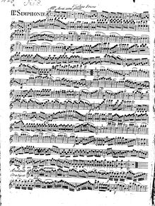 Partition Incomplete parties, Symphony en G major, G major, Rosetti, Antonio