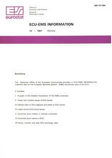 ECU-EMS INFORMATION. 12 1987 Monthly