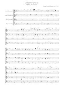 Partition complète (AATB), Concerto Grosso en B-flat major