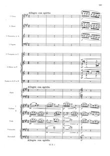 Partition I, Allegro con spirito, Sinfonietta, Op.90, Reger, Max