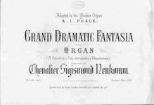 Partition complète, Grand Dramatic Fantasia, A Concert on a Lake, interrupted by a Thunderstorm