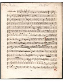 Partition hautbois 2, Symphony No.6 en B-flat major, B♭ major, Sterkel, Johann Franz Xaver