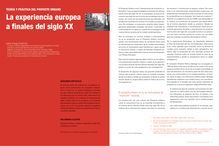Teoría y práctica del proyecto urbano: La experiencia europea a finales del siglo XX