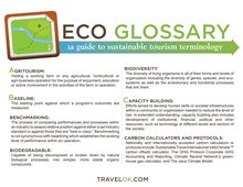 A guide to sustainable tourism terminology