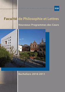 lien - Faculté de Philosophie et Lettres