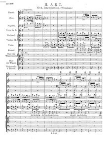 Partition Act II, Die Freunde von Salamanka, D.326, Schubert, Franz