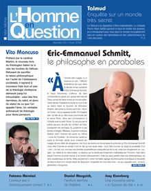 Eric-Emmanuel Schmitt, le philosophe en paraboles