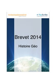 Corrigé brevet 2014 - Histoire Géographie Education civique