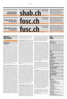 Schweizerisches Handelsamtsblatt 28/09/2011