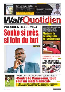 Walf Quotidien N° 9462 - Du 14/10/2023