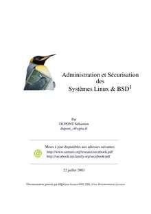 Initiation et Administration des systèmes UNIX