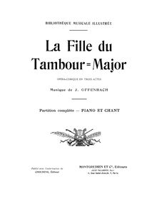 Partition Preliminaries - Act I, La fille du tambour-major, Opéra-comique en trois actes