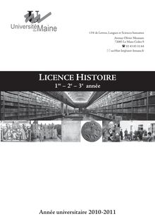 LICENCE HISTOIRE