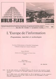 Biblio-Flash. N°8 1990
