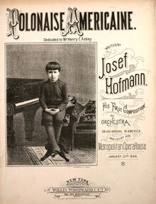 Partition complète, Polonaise Americaine, Hofmann, Józef par Józef Hofmann